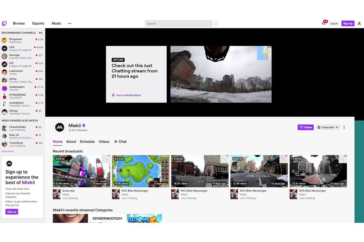 En bici por Nueva York y por la Red