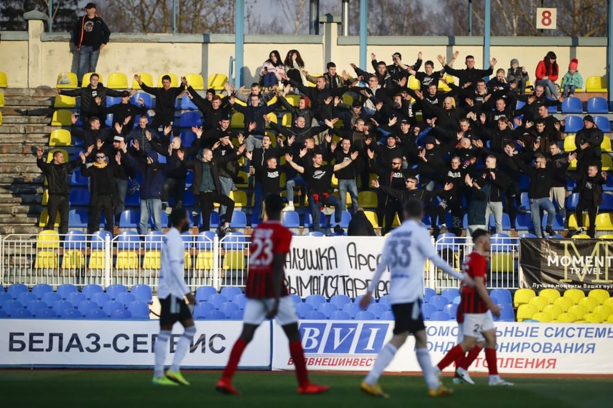 En Bielorrusia todavía se juega al fútbol