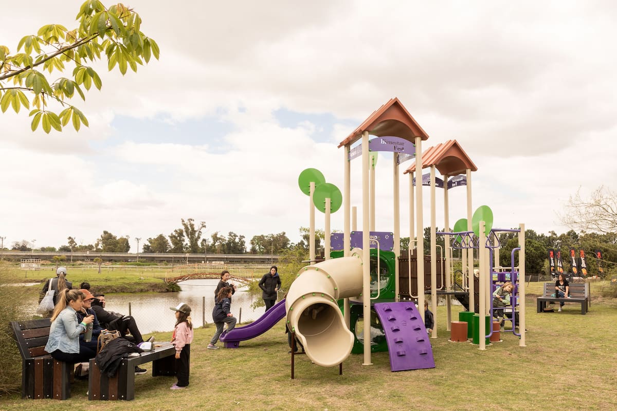 En Bienestar Fest, Mundo Juegos presentó una experiencia pensada para disfrutar del aire libre en familia.