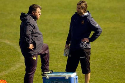 En Boca estuvo una temporada a préstamo y mantuvo un cruce con Claudio Borghi