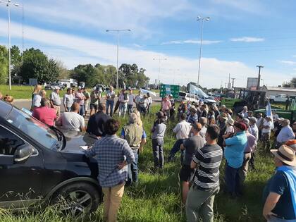 En Bragado recientemente se hizo una asamblea de productores en contra de las retenciones