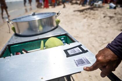 En Brasil, se puede pagar con PIX hasta en la playa