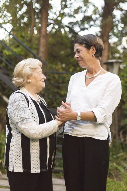 En Buenos Aires, se encontró con Sara Rus, sobreviviente de Auschwitz y madre de Plaza de Mayo.
