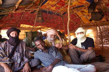 En Burkina Faso, con los locales