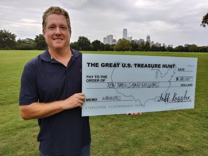 En cacerías anteriores, The Great US Treasure Hunt ha otorgado más de US$45.000 en premios
