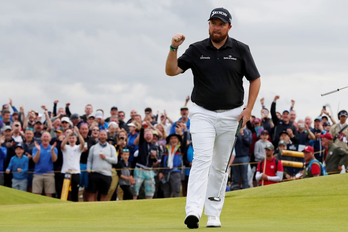 En cada hoyo, el irlandés levantó al público en Royal Portrush