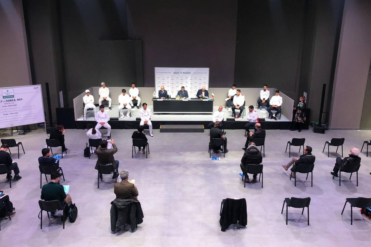 En Calgari: el particular sorteo de orden entre Italia y Corea del Sur