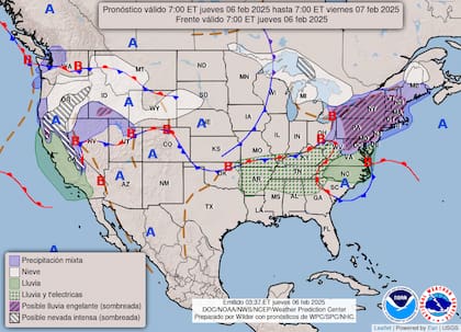 En California se esperan nevadas intensas y vientos huracanados en las zonas más altas