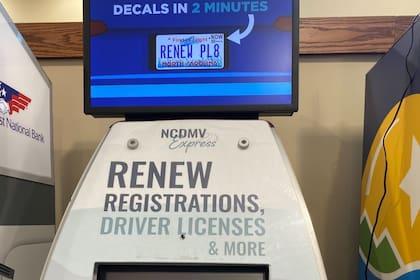 En Carolina del Norte colocan nuevos quioscos de autoservicio para renovar licencias de conducir (Instagram/@ncdotcom)