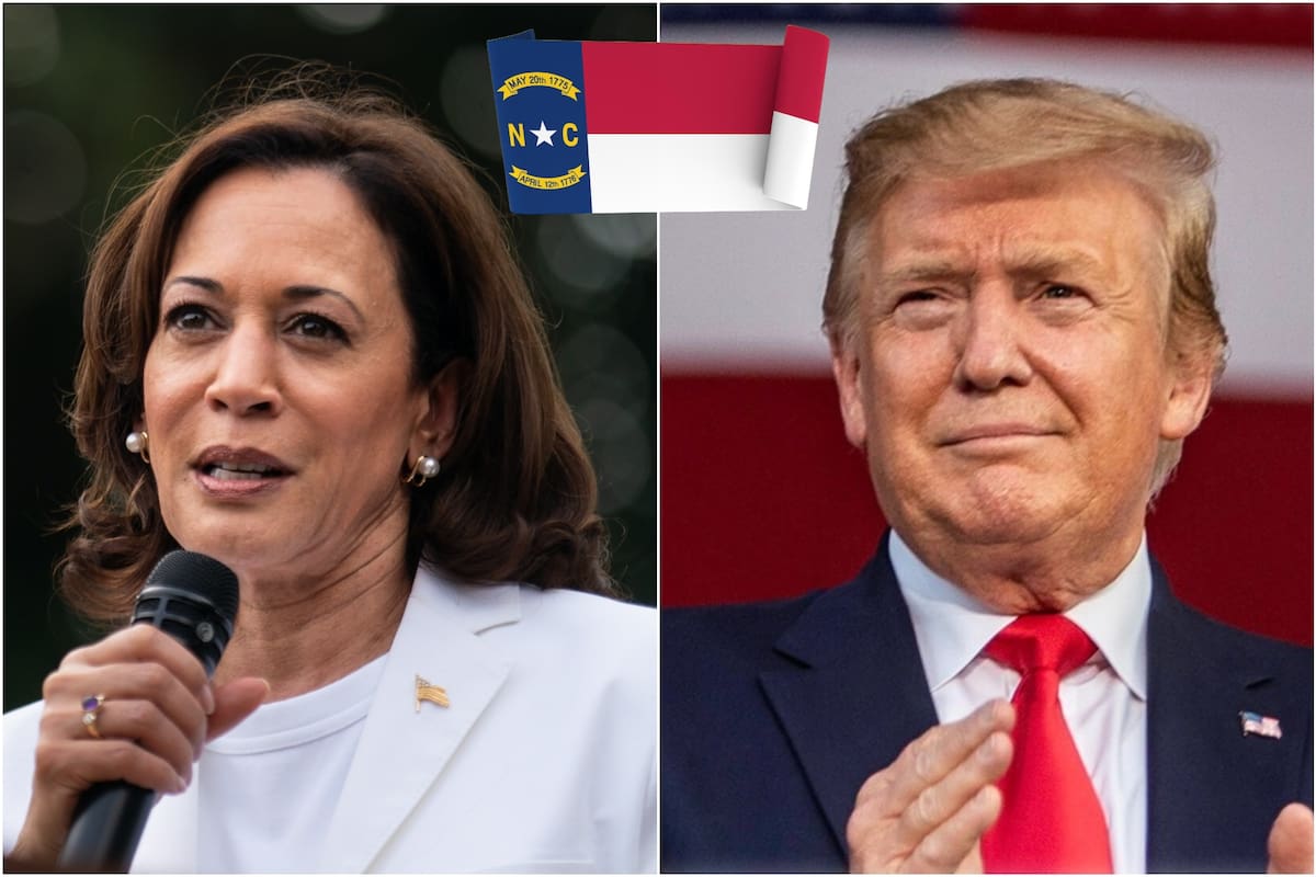 En Carolina del Norte se revirtió la preferencia de los votantes, pero todavía existe una competencia cerrada