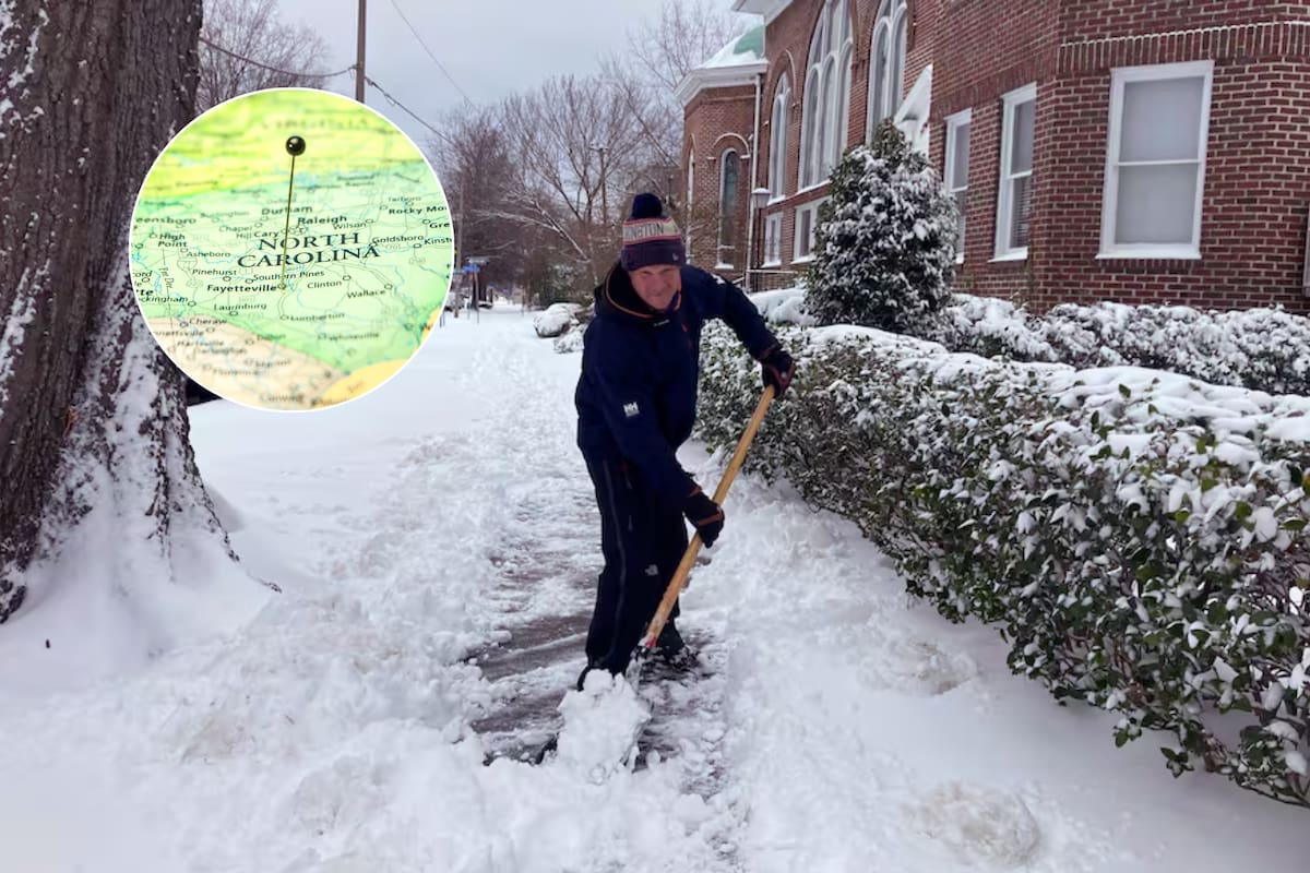 En Carolina del Norte y otros estados del Atlántico Medio se esperan nevadas a partir del miércoles