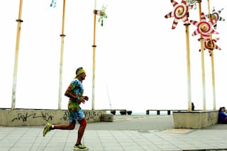 Oscar Galíndez fue el mejor argentino en el Ironman de Mar del Plata