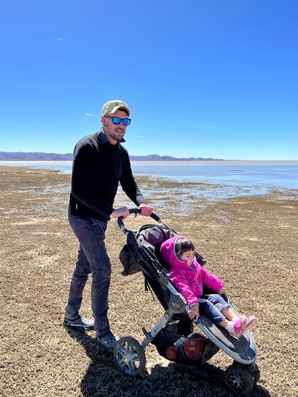 En carrito por la Laguna de Pozuelos