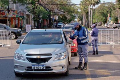 Controles policiales en Chaco