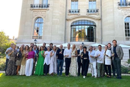 En Champagne, se hospedaron en un château francés.