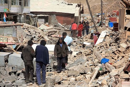 En China, la provincia de Qinghai resultó gravemente afectada por el sismo
