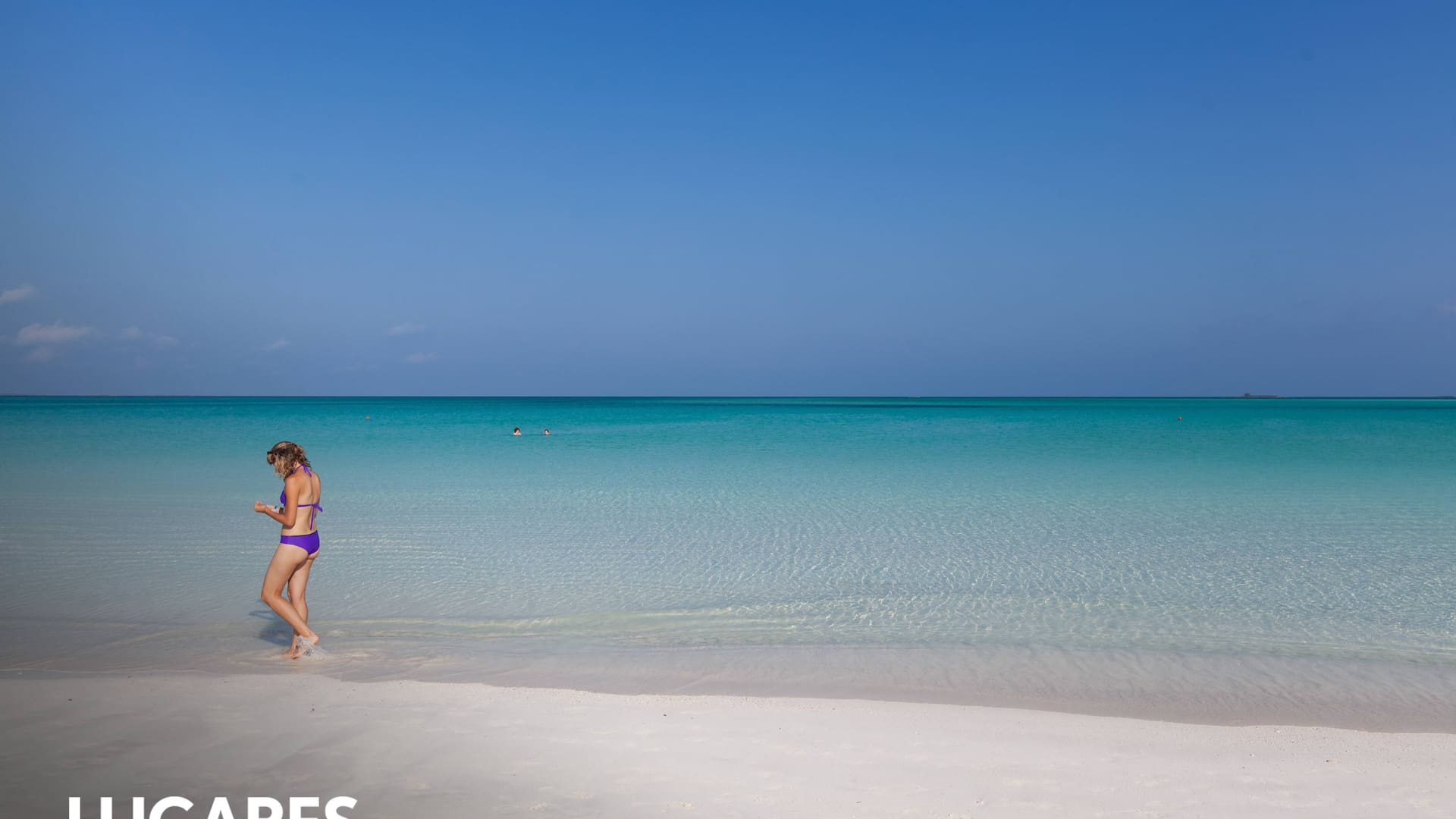 En Cuba el agua es transparente.