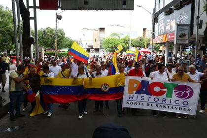 En Cúcuta, manifestantes salieron a la calle después de la convocatoria de Petro