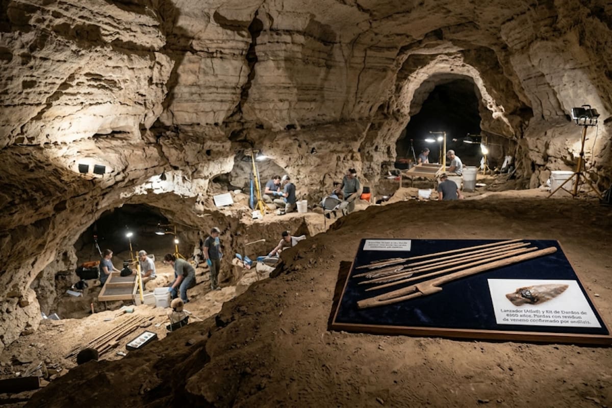 En detalle: los objetos encontrados en la cueva de Texas