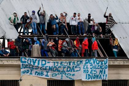 La pandemia desató protestas en las cárceles