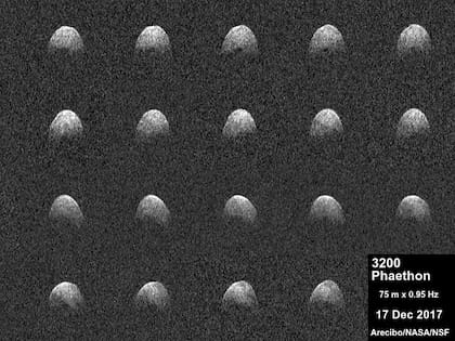 En diciembre de 2017 lograron captar en radar el asteroide 3200 Phaethon.