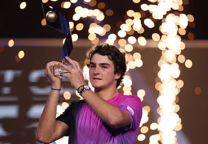 En diciembre pasado Fonseca se coronó en el Next Gen ATP Finals; fue el primer sudamericano en obtener el título