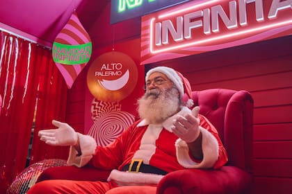 En diciembre se puede sacar una foto con Papá Noel en el Alto Palermo