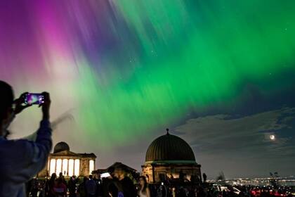 En distintas parte de Europa y de EE.UU. se pudo apreciar la aurora boreal, un fenómeno típico de las zonas más al norte del mundo
