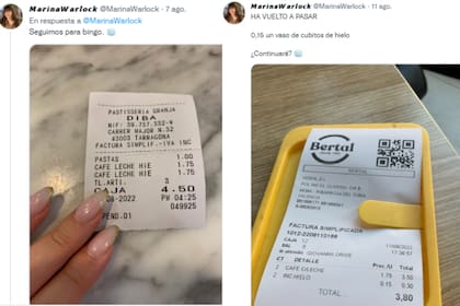 En diversos lugares le realizaron el cobro por el hielo (Captura Twitter @MarinaWarlock)