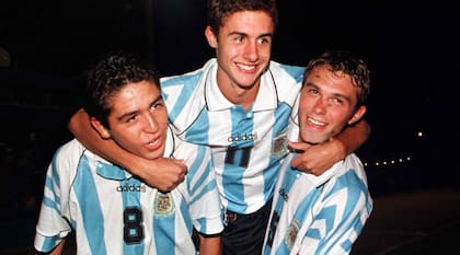 Juan Román Riquelme, Pablo Aimar y Diego Markic brillaron en el Sub 20 de la Argentina