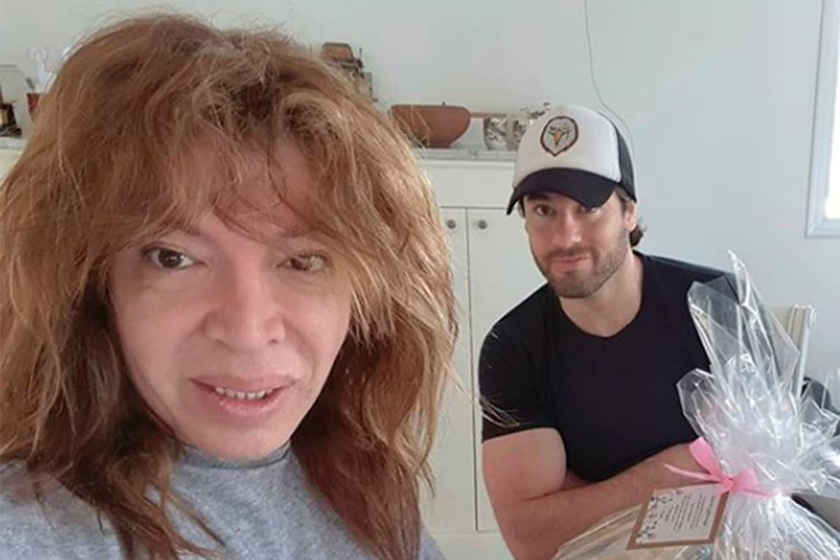 En el aire: el curioso festejo de cumpleaños de Lizy Tagliani con su novio, Leo Alturria