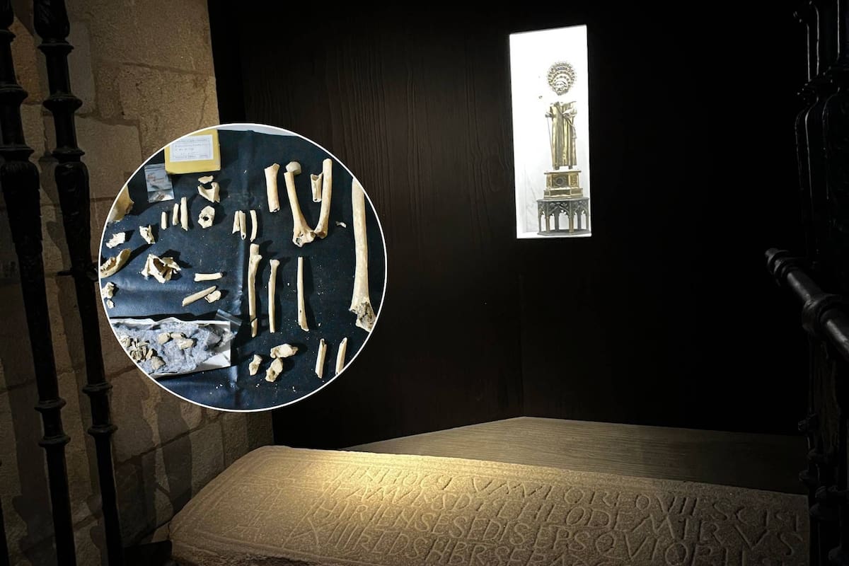 En el año 1955 se encontró bajo la Catedral de Santiago de Compostela un osario; 70 años después se determinó que los restos pertenecen a Teodomiro