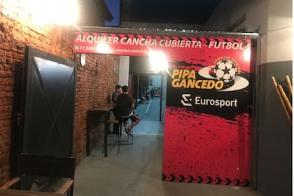 En el barrio de Villa Devoto funcionan las canchas de futsal que llevan el nombre del exRiver