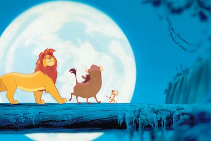 Simba, Timón y Pumba