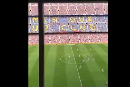En el Camp Nou hubo gritos en contra de PSG