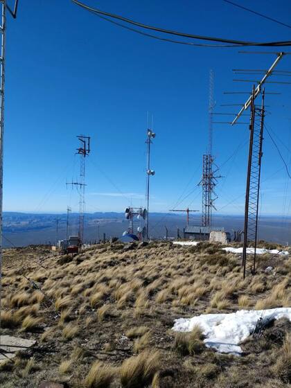 En el cerro donde ocurrió el accidente hay antenas repetidoras