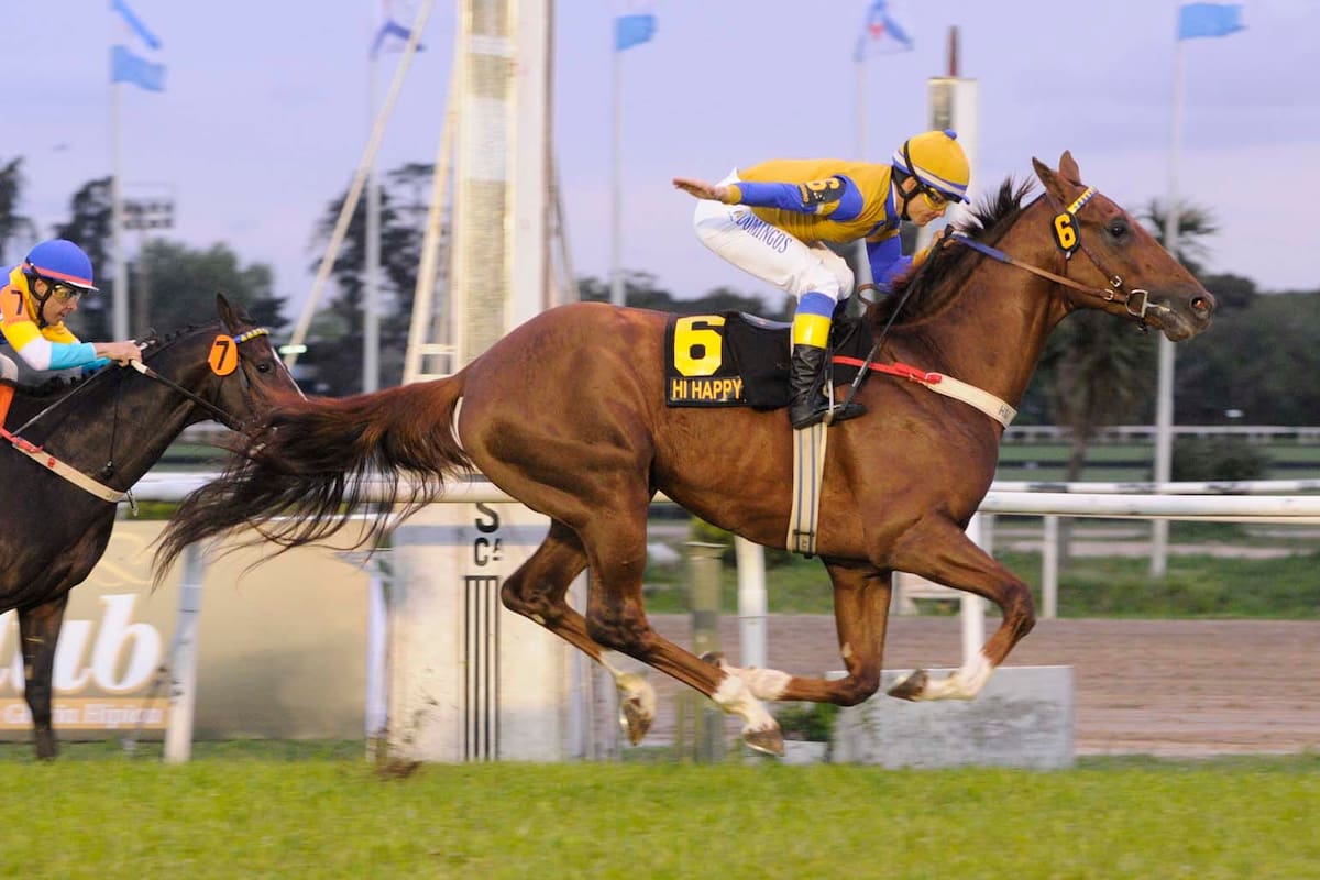 En el césped de San Isidro, Hi Happy ganó el Jockey Club, segunda gema de la Triple Corona