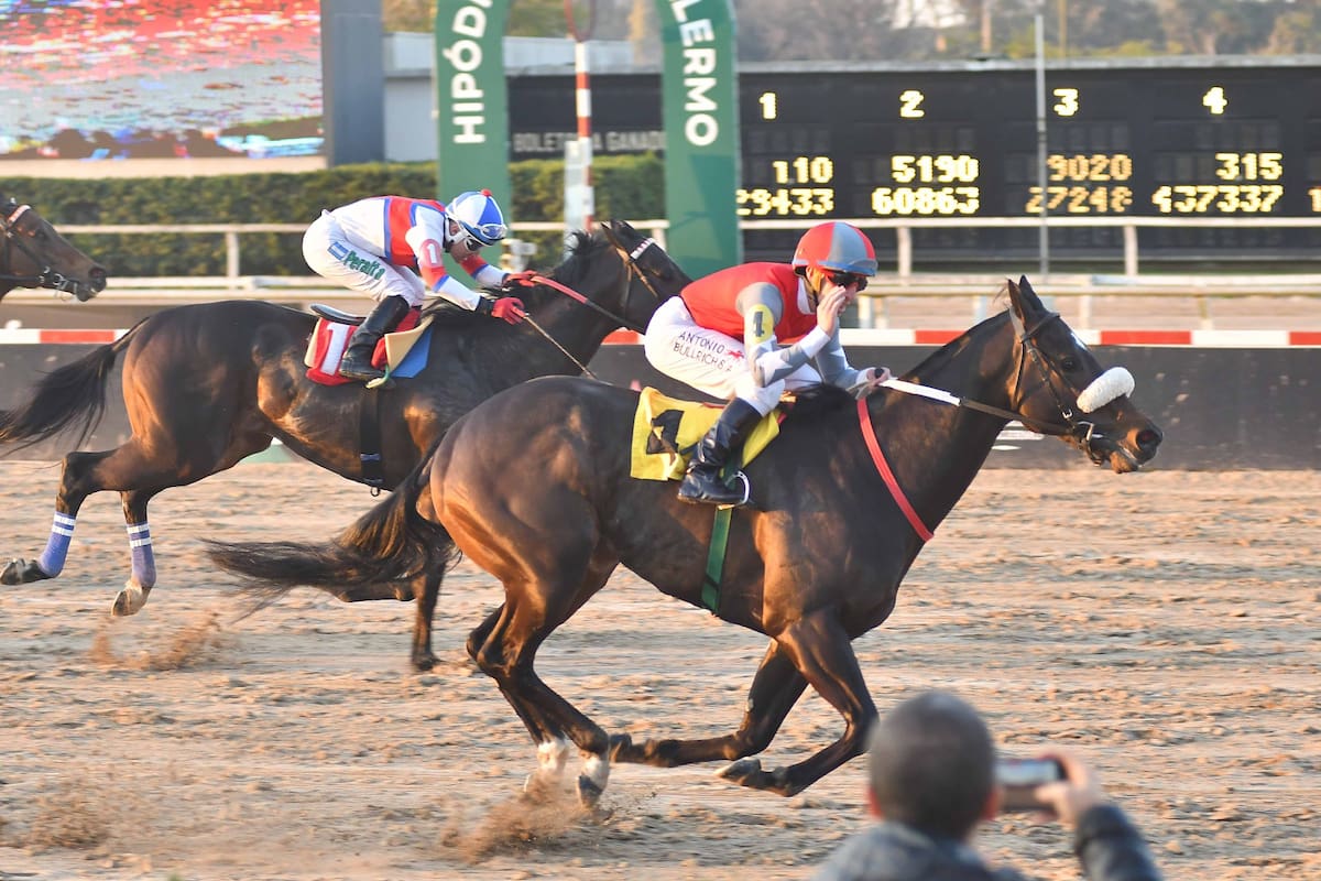 En el Clásico Paraguay (G3), sobre arena, Labrado dejó atrás a Luthier Blues y le cortó una serie de 10 victorias seguidas.