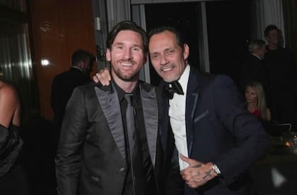 En el cumpleaños de su amigo David Beckham, presidente del Inter de Miami, Lionel Messi pudo cumplir un sueño de sacarse una foto con el cantante Marc Anthony