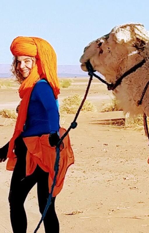 En el desierto de Sahara.