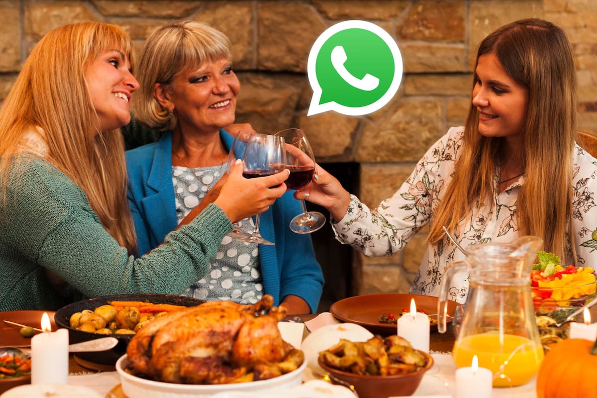 En el Día de Acción de Gracias se acostumbra enviar mensajes de gratitud a los seres queridos (Freepik) (WhatsApp)