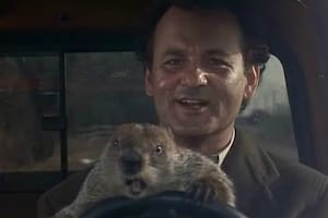 En "El día de la marmota", el actor Bill Murray permance un prolongado tiempo en el pueblo del famoso animal