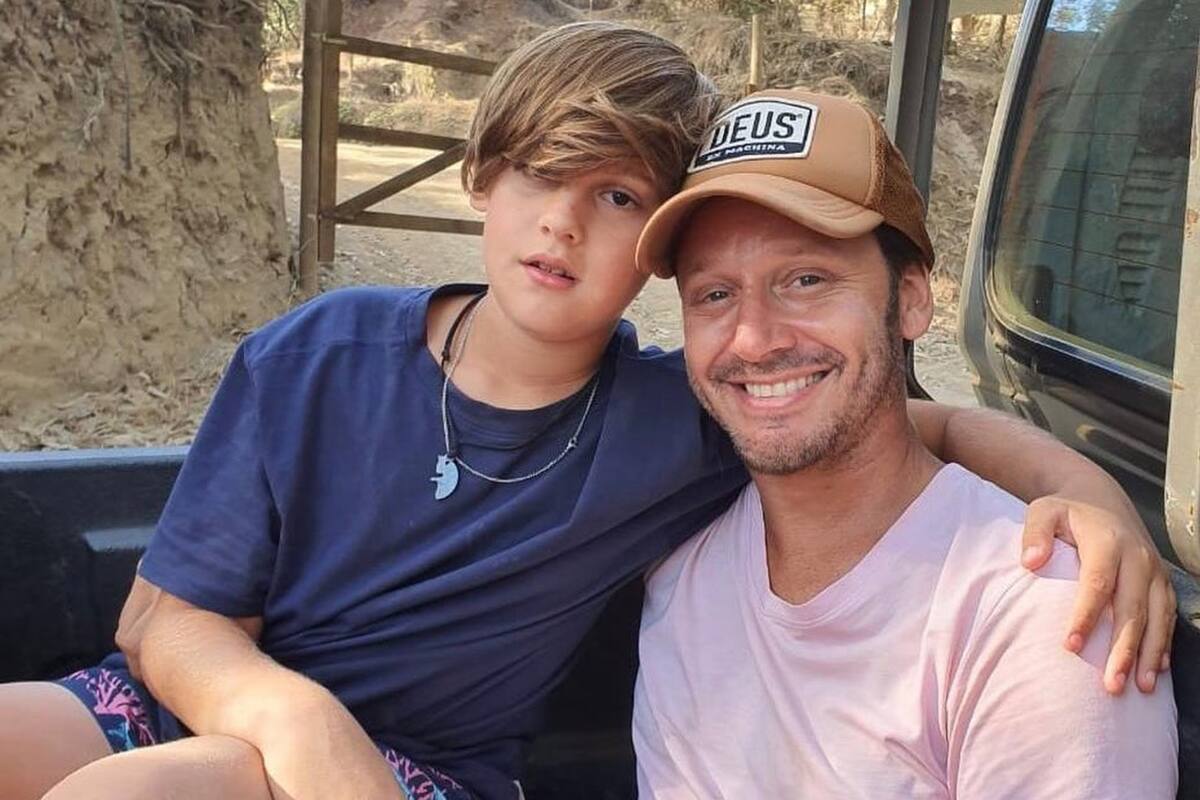 En el día del padre, Bautista Vicuña le hizo un emotivo video a Benjamín con fotos de momentos en familia