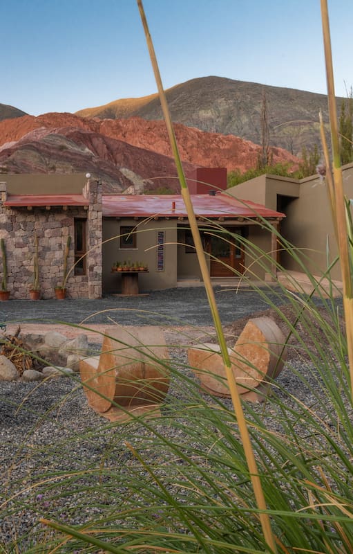 En el Ecohotel Posta de Purmamarca, en Jujuy con el compost construyeron ladrillos de adobe para una ampliación