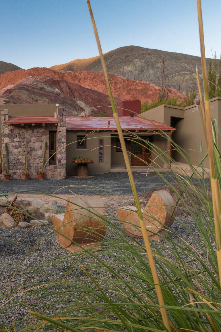 En el Ecohotel Posta de Purmamarca, en Jujuy con el compost construyeron ladrillos de adobe para una ampliación