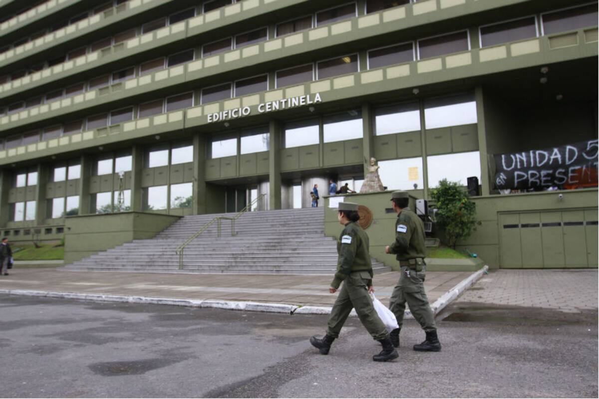 En el edificio Centinela de la Gendarmería ya fue liberado el ingreso principal