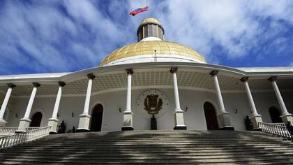 El edificio del parlamento venezolano