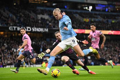 En el encuentro de la primera rueda Manchester City y Everton igualaron 1 a 1