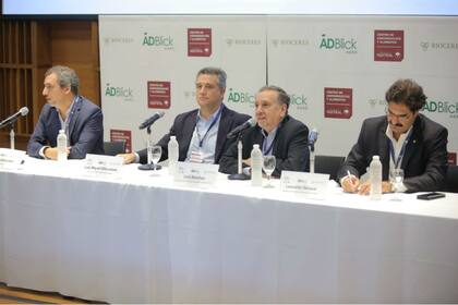 En el encuentro de Reflexión Argentina Visión 2020/40, organizado por la firma ADBlick Agro, los expositores del panel Demicheli, Etchevehere, Barañao y Sarquís,