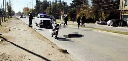 En el enfrentamiento, uno de los motochorros resultó muerto